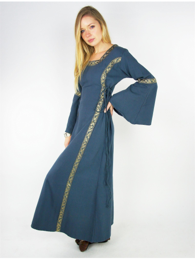 Trollfelsen Leonardo Carbone Bordüre Kleid Sophie Blau _1_ Trollfelsen Leonardo Carbone Bordüre Kleid Sophie Blau _1_